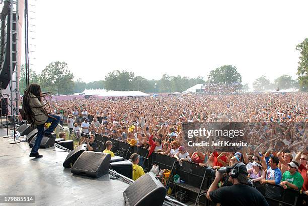 Damian Jr. Gong Marley during Bonnaroo 2006 - Day 2 - Damian Jr. Gong Marley at Which Stage in Manchester, Tennessee, United States.