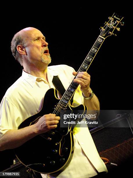 John Scofield of Phil Lesh and Friends during Bonnaroo 2006 - Day 3 - Phil Lesh and Friends at What Stage in Manchester, Tennessee, United States.