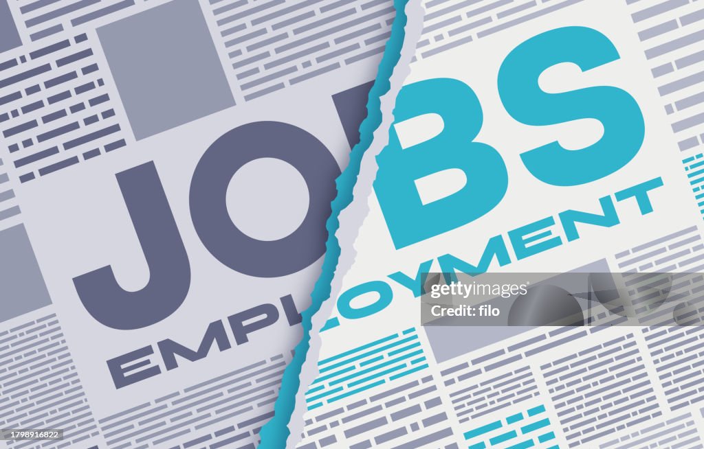 Job Help Graphics Jobs Employment Newspaper Help Wanted Classified Background High-Res ...