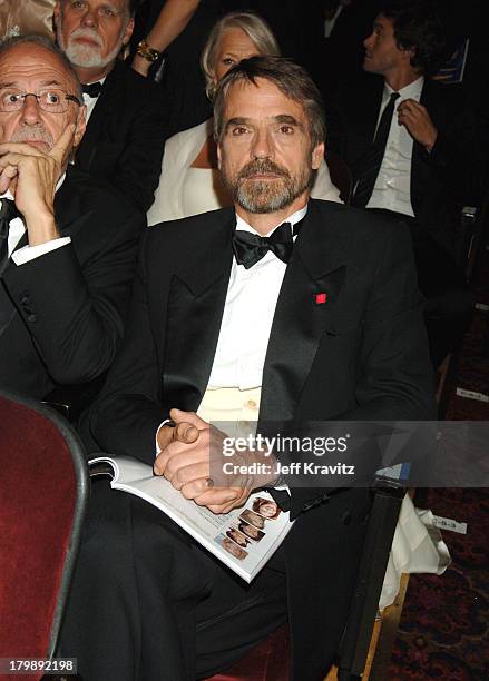 Jeremy Irons during 58th Annual Primetime Emmy Awards - Audience at The Shrine Auditorium in Los Angeles, California, United States.