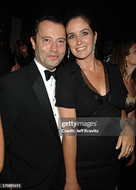 Colin Callender of HBO and guest during 58th Annual Primetime Emmy Awards - Governors Ball at The Shrine Auditorium in Los Angeles, California,...