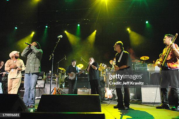 Little Feat perform with Bela Fleck, Charlie Musselwhite, Hubert Sumlin, Stephen Marley and Ky-Mani Marley