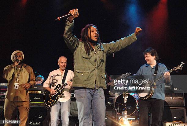 Ky-Mani Marley, Peter Frampton, Stephen Marley and Bela Fleck