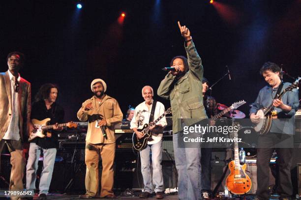Baaba Maal, Ky-Mani Marley, Peter Frampton, Stephen Marley, Joe Satriani and Bela Fleck