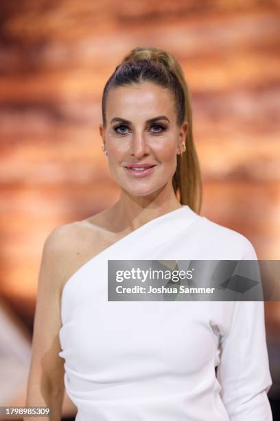 Charlotte Würdig attends the RTL Telethon 2023 at EMG Studios on November 17, 2023 in Huerth, Germany.