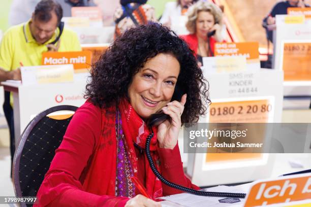 Barbara Wussow attends the RTL Telethon 2023 at EMG Studios on November 17, 2023 in Huerth, Germany.