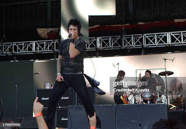 Jacoby Shaddix of Papa Roach during KROQ Inland Invasion 2006 at Hyundai Pavilion at Glenn Helen in San Bernardino, California, United States.