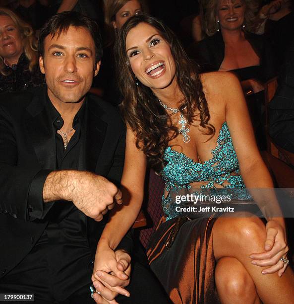 Ty Treadway and Monica Surratt during 33rd Annual Daytime Emmy Awards - Backstage and Audience at Kodak Theater in Hollywood, California, United...