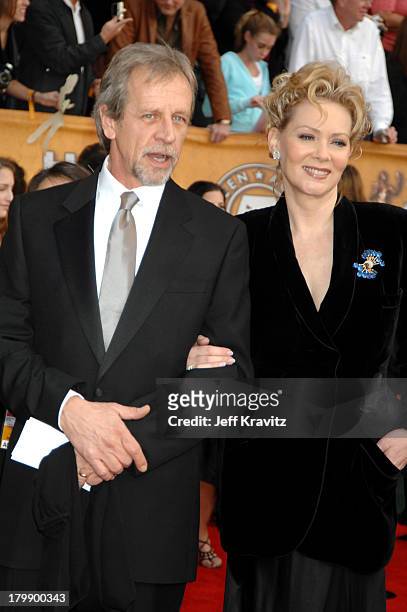 Richard Gilliland and Jean Smart during 13th Annual Screen Actors Guild Awards - Arrivals at Shrine Auditorium in Los Angeles, California, United...