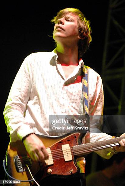 Thurston Moore of Sonic Youth during Coachella Valley Music and Arts Festival - Day One - Sonic Youth at Empire Polo Field in Indio, California,...