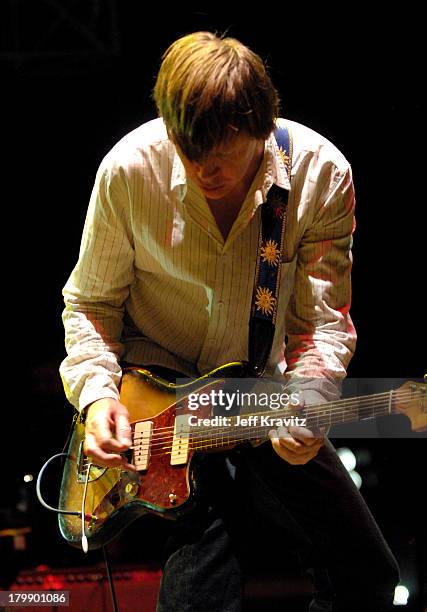 Thurston Moore of Sonic Youth during Coachella Valley Music and Arts Festival - Day One - Sonic Youth at Empire Polo Field in Indio, California,...