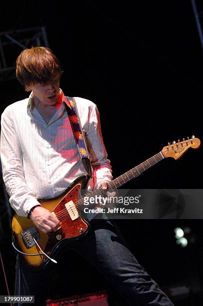 Thurston Moore of Sonic Youth during Coachella Valley Music and Arts Festival - Day One - Sonic Youth at Empire Polo Field in Indio, California,...