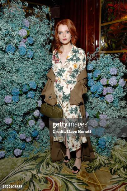Esme Creed-Miles attends the Miu Miu Select event, featuring a special curated selection of Miu Miu by Emma Corrin, at George Club on November 23,...
