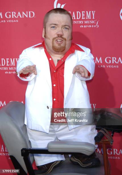 Two Foot Fred during 41st Annual Academy of Country Music Awards - Arrivals at MGM Grand Theater in Las Vegas, Nevada, United States.
