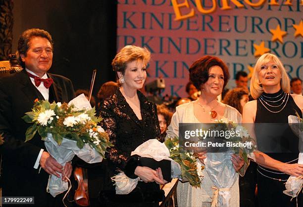 Christian Quadflieg, Carolin Reiber, Edda;Moser, Barbara Dickmann ,;"Europahilfe für Kinder"-Benefiz Gala,;Theatre Royal de la Monnaie De...