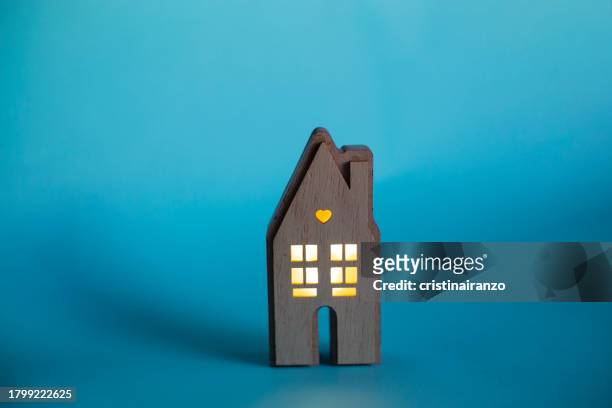 wooden house - cristinairanzo stock pictures, royalty-free photos & images
