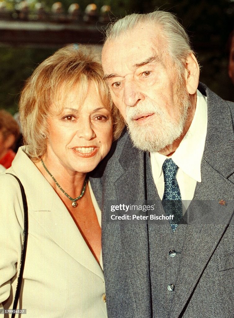 Bernhard Wicki, Ehefrau Elisabeth Endriss,;50. Geburtstag \