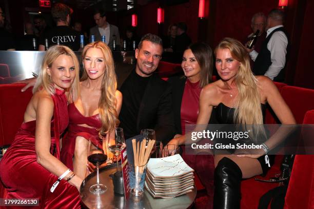 Sonja Kiefer, Sabine Piller, Ludwig Heer, Gitta Saxx, Giulia Siegel during the launch party of "How To Be A Man" of Playboy Gentlemen´s Guide at...