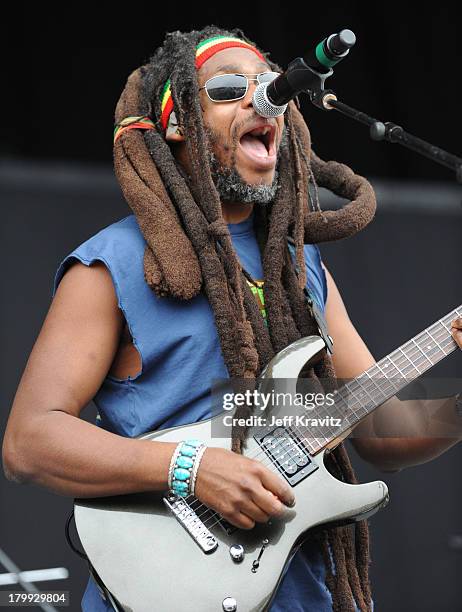 Musician David Hinds of Steel Pulse performs onstage during the 2008 Outside Lands Music And Arts Festival held at Golden Gate Park on August 22,...