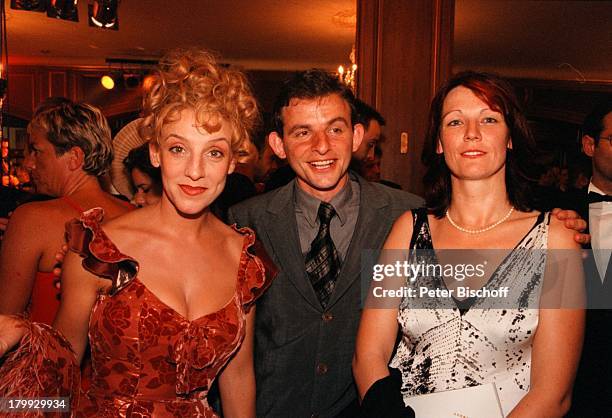 Sissi Perlinger, Dominique Horwitz,;Ehefrau Patricia, "Die Nacht der;Stars-Deutscher Filmpreis 99"-Verleihung,;Berlin, Staatsoper "Unter den Linden",