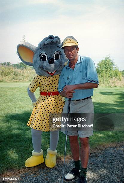 Michael Lesch, Maskottchen,;"Eagles"-Benefiz-Golf-Turnier, Europa-Park;Rust, Baden-Baden, Stofftier,