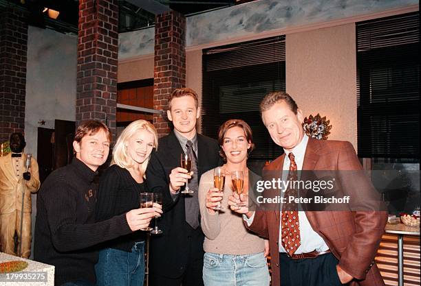 Broder B. Hendrix, Kerstin Landsmann,;Jürgen Zartmann, Freya Trampert, Hendrik;Martz, "Verbotene Liebe"ARD-Serie,