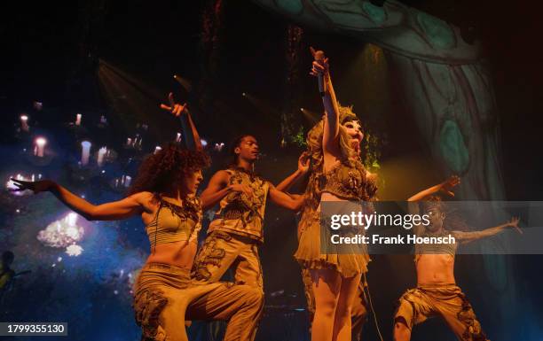 American singer Melanie Martinez performs live on stage during a concert at the Verti Music Hall on November 23, 2023 in Berlin, Germany.