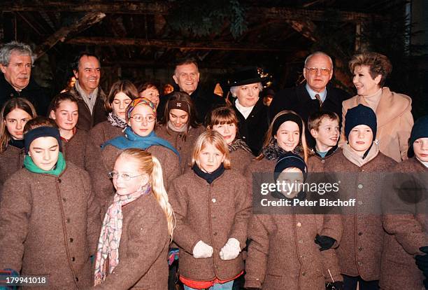 Carolin Reiber, Prof. Dr. Dieter Stolte;, Erwin Teufel;,;Roman Herzog mit Ehefrau;Christiane, "Alle Jahre;wieder"-Weihnachten mit...