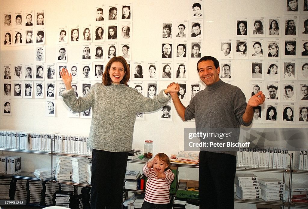 Tayfun Bademsoy, Ehefrau Patricia Schäfer,;Tochter Aydan Laura,