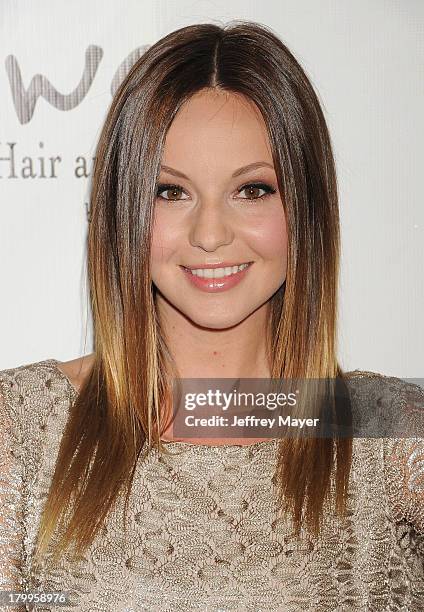 Actress Samantha Droke attends the Generosity Water's 5th annual night of Generosity benefit held at the Beverly Hills Hotel on September 6, 2013 in...