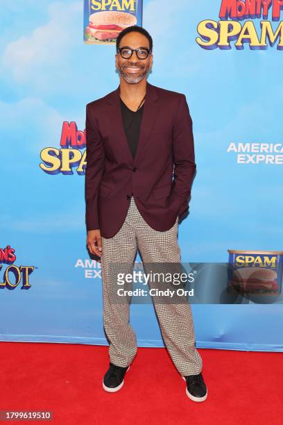 Clayton Cornelius attends "Spamalot" Opening Night at St. James Theatre on November 16, 2023 in New York City.