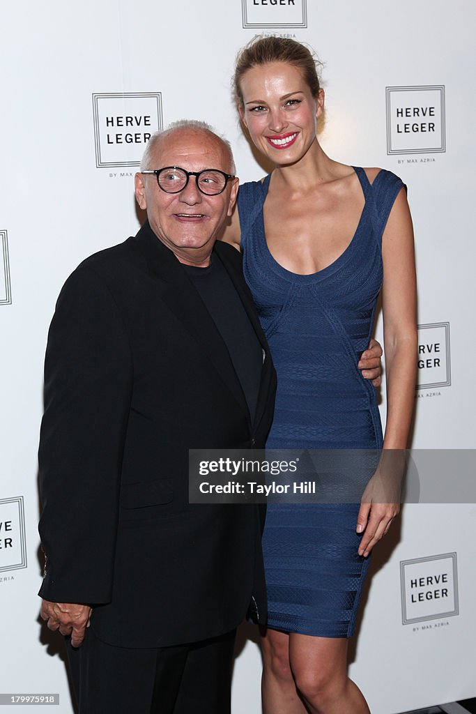 Herve Leger By MAX AZRIA - Backstage And Front Row - Spring 2014 Mercedes-Benz Fashion Week