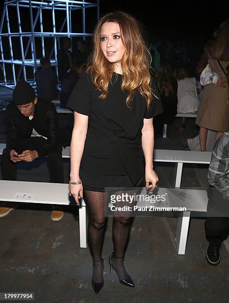 Actress Natasha Lyonne attends the Alexander Wang show during Spring 2014 Mercedes-Benz Fashion Week at Pier 94 on September 7, 2013 in New York City.