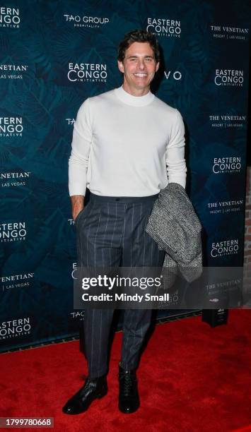 James Marsden attends the 2023 Eastern Congo Initiative Poker and Blackjack Tournament hosted by TAO Group Hospitality at LAVO Restaurant & Nightclub...