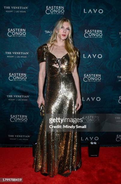 Lily Rabe attends the 2023 Eastern Congo Initiative Poker and Blackjack Tournament hosted by TAO Group Hospitality at LAVO Restaurant & Nightclub at...