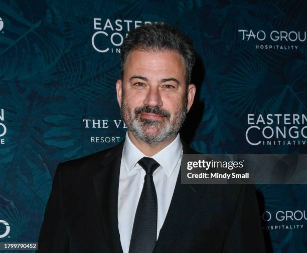 Jimmy Kimmel attends the 2023 Eastern Congo Initiative Poker and Blackjack Tournament hosted by TAO Group Hospitality at LAVO Restaurant & Nightclub...