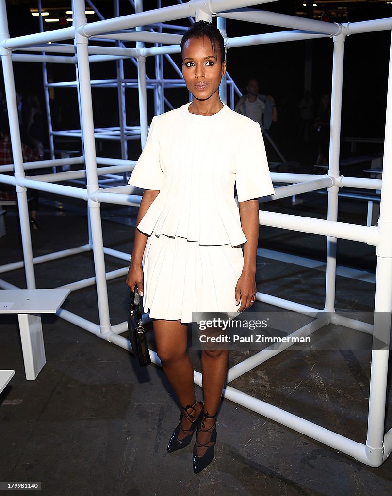 Alexander Wang - Front Row & Backstage - Spring 2014 Mercedes-Benz Fashion Week