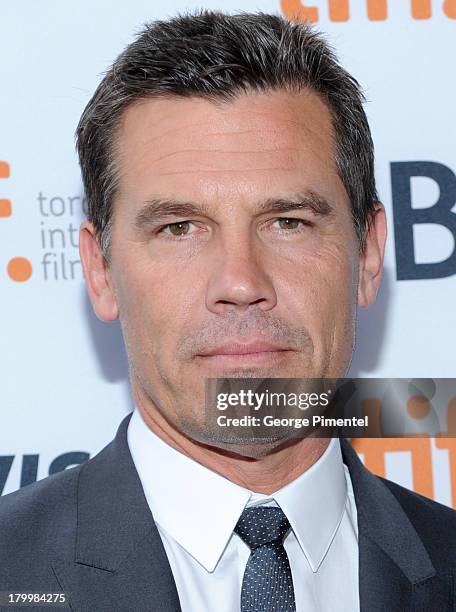 Actor Josh Brolin arrives at the "Labor Day" Premiere during the 2013 Toronto International Film Festival at Ryerson Theatre on September 7, 2013 in...