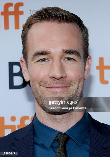 Actor James Van Der Beek arrives at the "Labor Day" Premiere during the 2013 Toronto International Film Festival at Ryerson Theatre on September 7,...