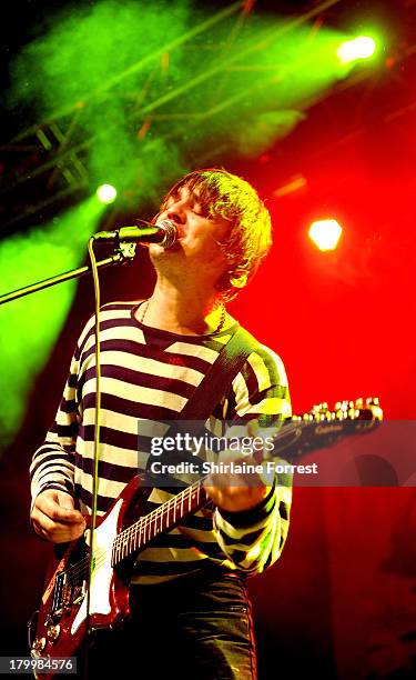 Pete Doherty of Babyshambles performs at Manchester Academy on September 7, 2013 in Manchester, England.