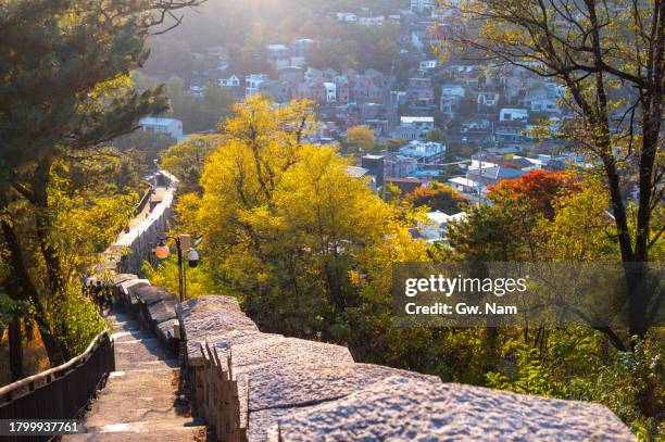 old city wall - old town stock pictures, royalty-free photos & images