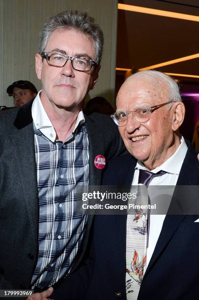 Piers Handling and George Christy attend the George Christy Luncheon during the 2013 Toronto International Film Festival at Four Seasons Hotel on...