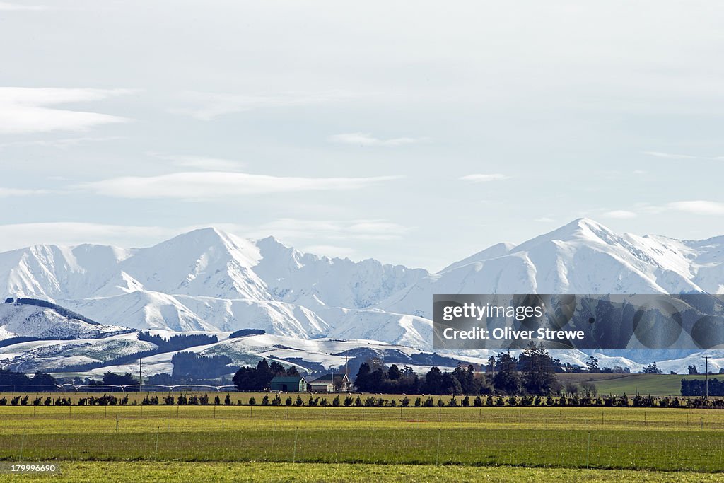 Southern Alps & Canterbury Plains