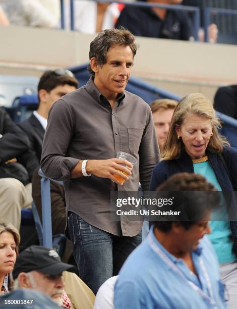 Ben Stiller attends the 2013 US Open at USTA Billie Jean King National Tennis Center on September 7, 2013 in New York City.