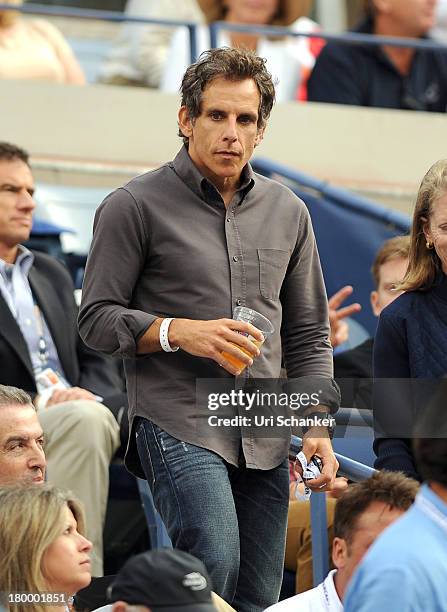 Ben Stiller attends the 2013 US Open at USTA Billie Jean King National Tennis Center on September 7, 2013 in New York City.