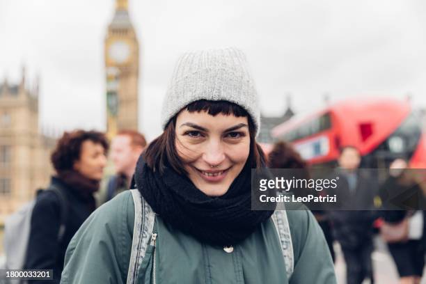 portrait of a young person in london - greater london stock pictures, royalty-free photos & images