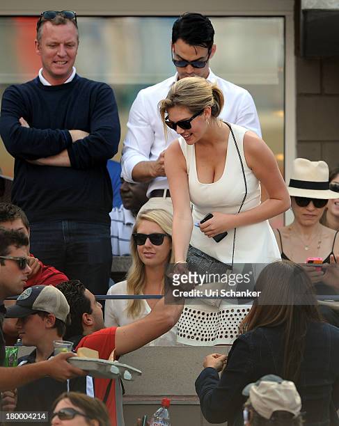 Kate Upton attends the 2013 US Open at USTA Billie Jean King National Tennis Center on September 7, 2013 in New York City.
