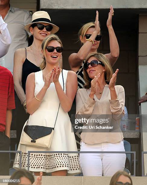 Kate Upton attends the 2013 US Open at USTA Billie Jean King National Tennis Center on September 7, 2013 in New York City.