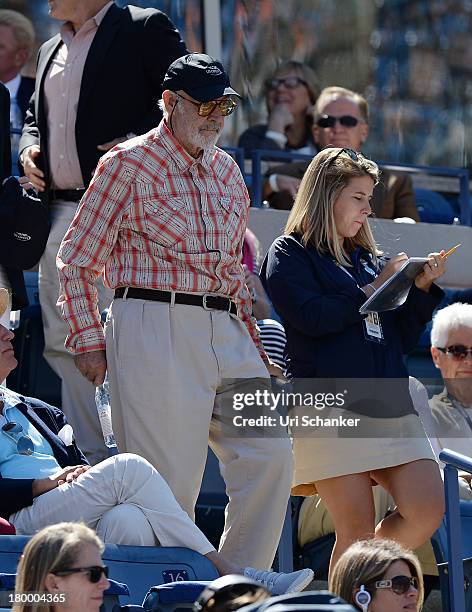 Sir Sean Connery attends the 2013 US Open at USTA Billie Jean King National Tennis Center on September 7, 2013 in New York City.