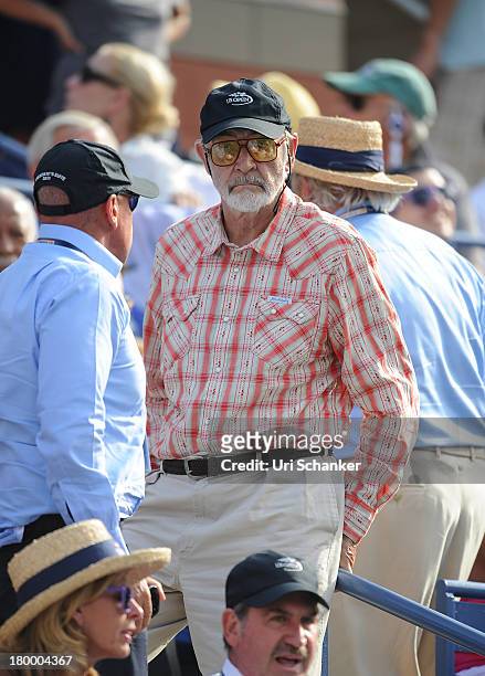 Sir Sean Connery attends the 2013 US Open at USTA Billie Jean King National Tennis Center on September 7, 2013 in New York City.